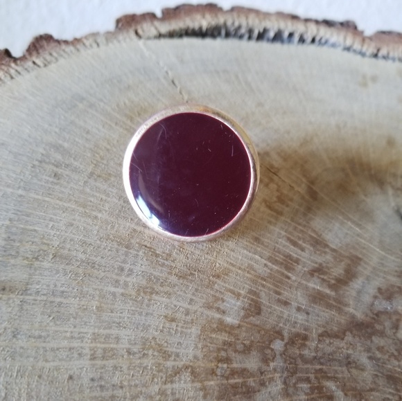 maroon burgandy statement ring - Picture 5 of 6